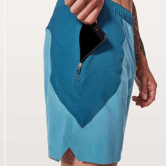 Lululemon Switch Up Short 6" Pewter Blue / Poseidon Size Large M7A79SZ50218L - Picture 4 of 12